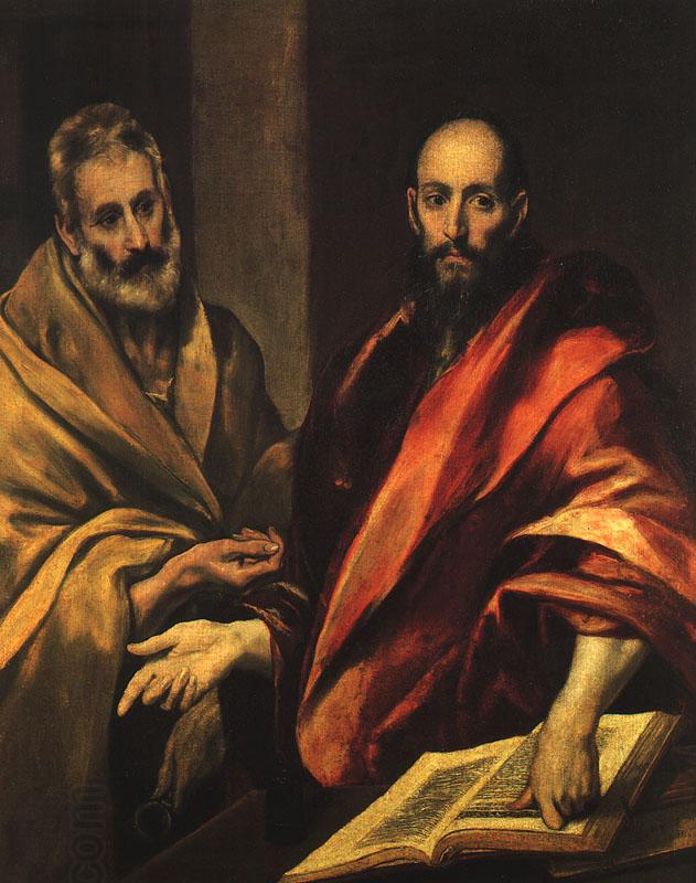 El Greco Apostles Peter and Paul oil painting picture